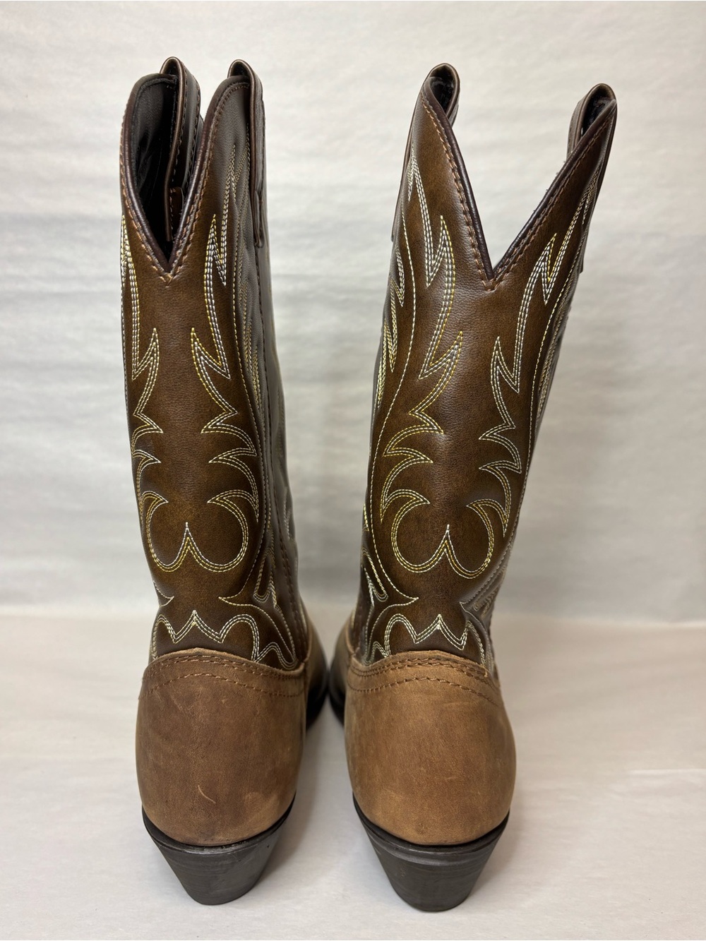 Laredo Kadi Womens Leather Brown Western Cowboy Boots Size 6M Pull On #5964 - Picture 5 of 10